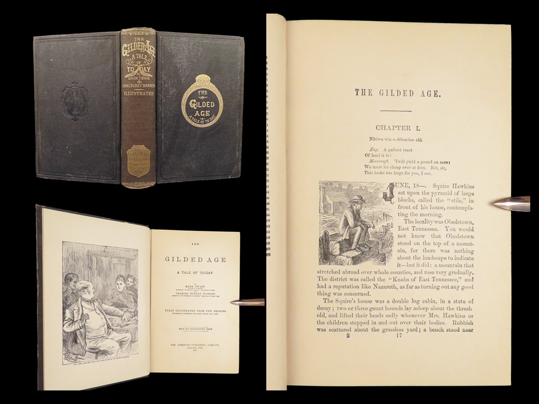 The Gilded Age – Twain & Warner, 1898 | Political Satire (1 of 10)