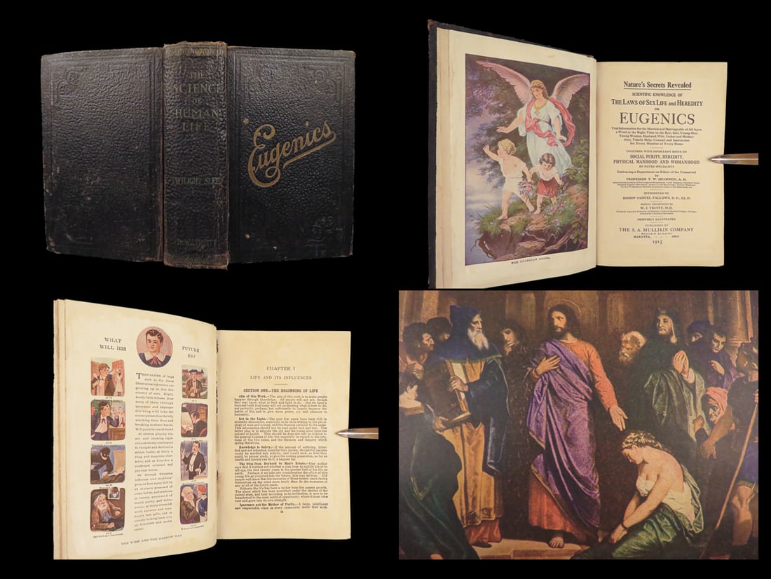 1915 EUGENICS Natures Secrets Revealed Nazi Philosophy Genetics Heredity Ethics: 1915 EUGENICS Natures Secrets Revealed Nazi Philosophy Genetics Heredity Ethics Beginning in 1883 with Francis Galtons definition, Eugenics has been a source of controversy for scientist and philosoph