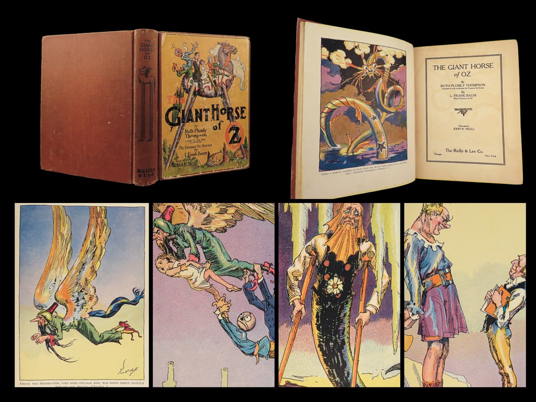 1928 1ed Giant Horse of OZ by Thompson Baum Neill Wizard of Oz Childrens Fantasy (1 of 20)