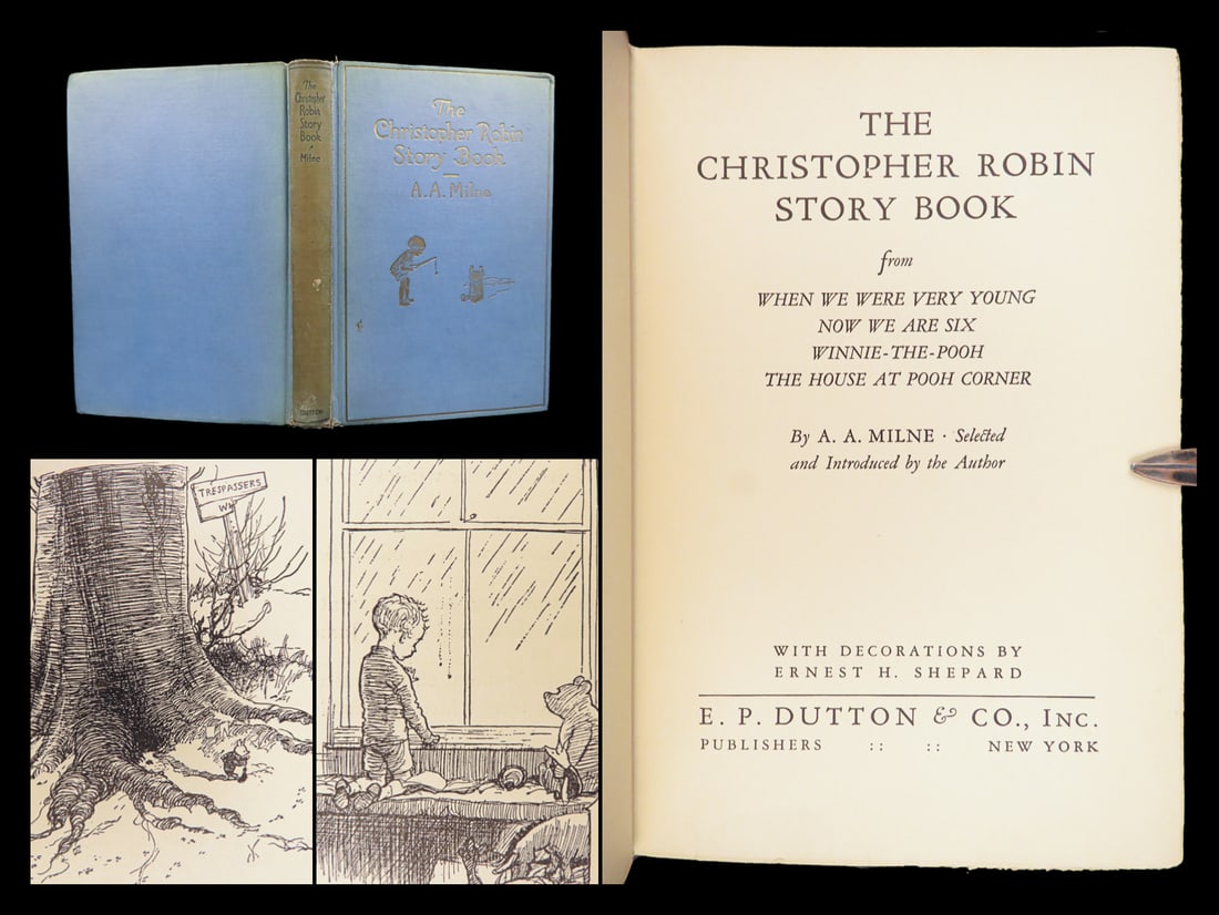 The Christopher Robin Story Book – A.A. Milne, 1929 US 1st/1st | Shepard Illus. (1 of 10)