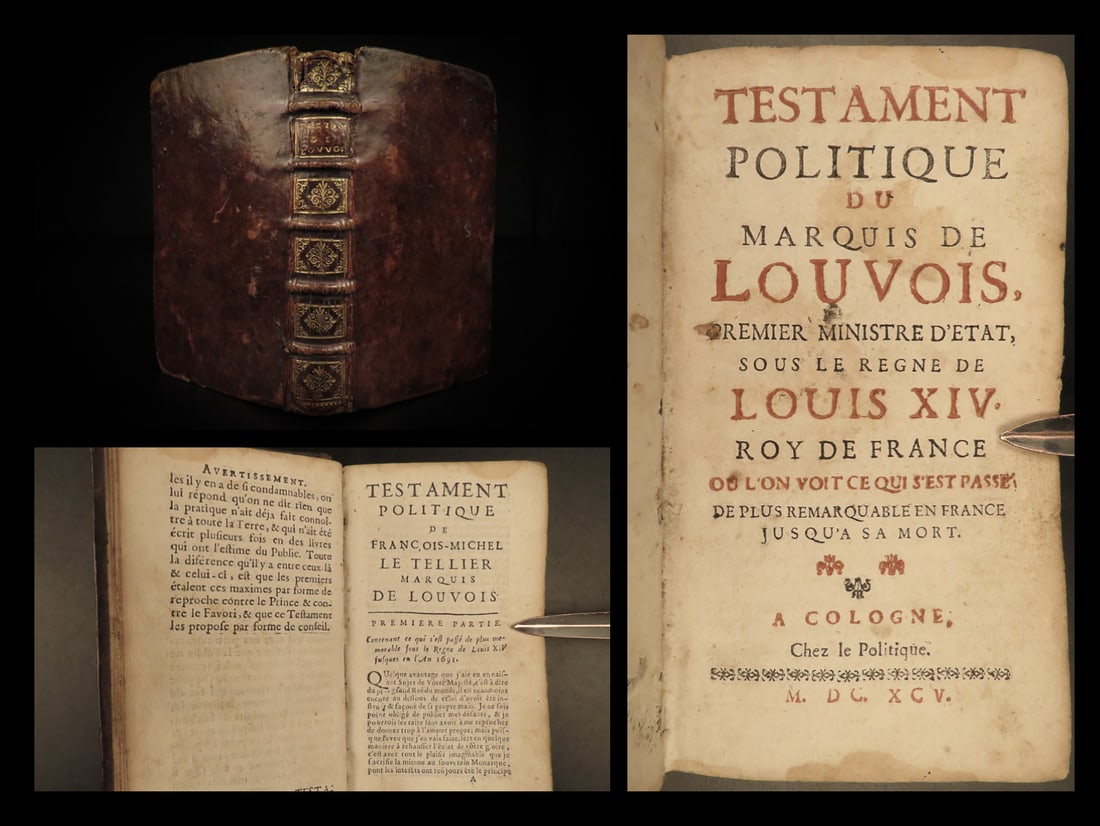 1695 FRANCE Memoirs of Marquis de Louvois Military Louis XIV Courtilz de Sandras: 1695 FRANCE Memoirs of Marquis de Louvois Military Louis XIV Courtilz de Sandras Francois le Tellier de Louvois was a French political figure during the reign of Louis XIV who is best-known for his ro