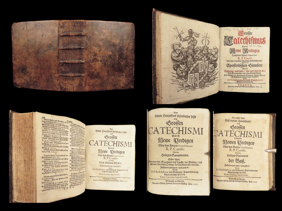 Grosser Catechismus – Rudolf Gasser – 1704 | Swiss Jesuit Catechism Sermons (1 of 10)