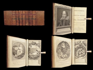 Dramatick Writings of William Shakespeare, 1786 – Bell & Steevens, 10 Volumes