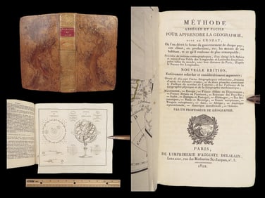 Methods of Geography – Crozat – 1822 | All 17 Maps Complete, French
