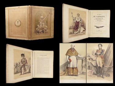 Napoleon Bonaparte Empire Portraits | Philippoteaux, 1846 – Illustrated Quarto