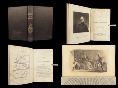 Life General Winfield Scott – Mansfield – 1846 | First Edition Illustrated Maps