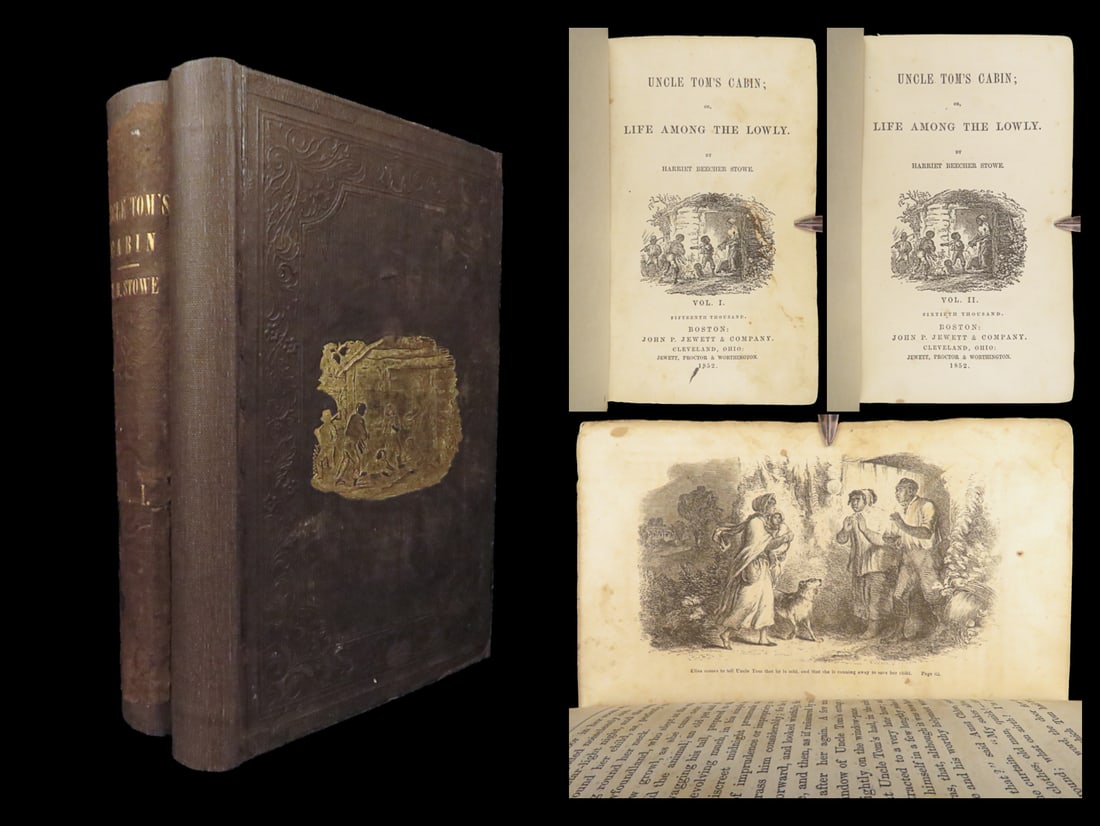 Uncle Tom’s Cabin – Harriet Beecher Stowe, 1852 First Edition | Abolition Classic (1 of 10)