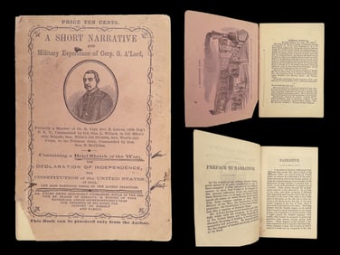 Civil War Narrative – George A. Lord – 1865 | U.S. Constitution & Declaration