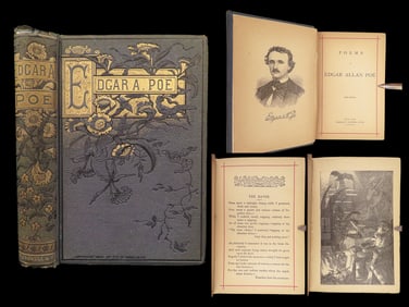 Poems of Edgar Allan Poe – Edgar Allan Poe, 1882 Edition | Gothic Poetry, Illustrated