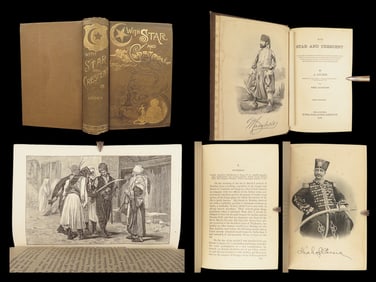With Stars and Crescent – Locher – 1889 | First Edition, Ottoman & Arab History