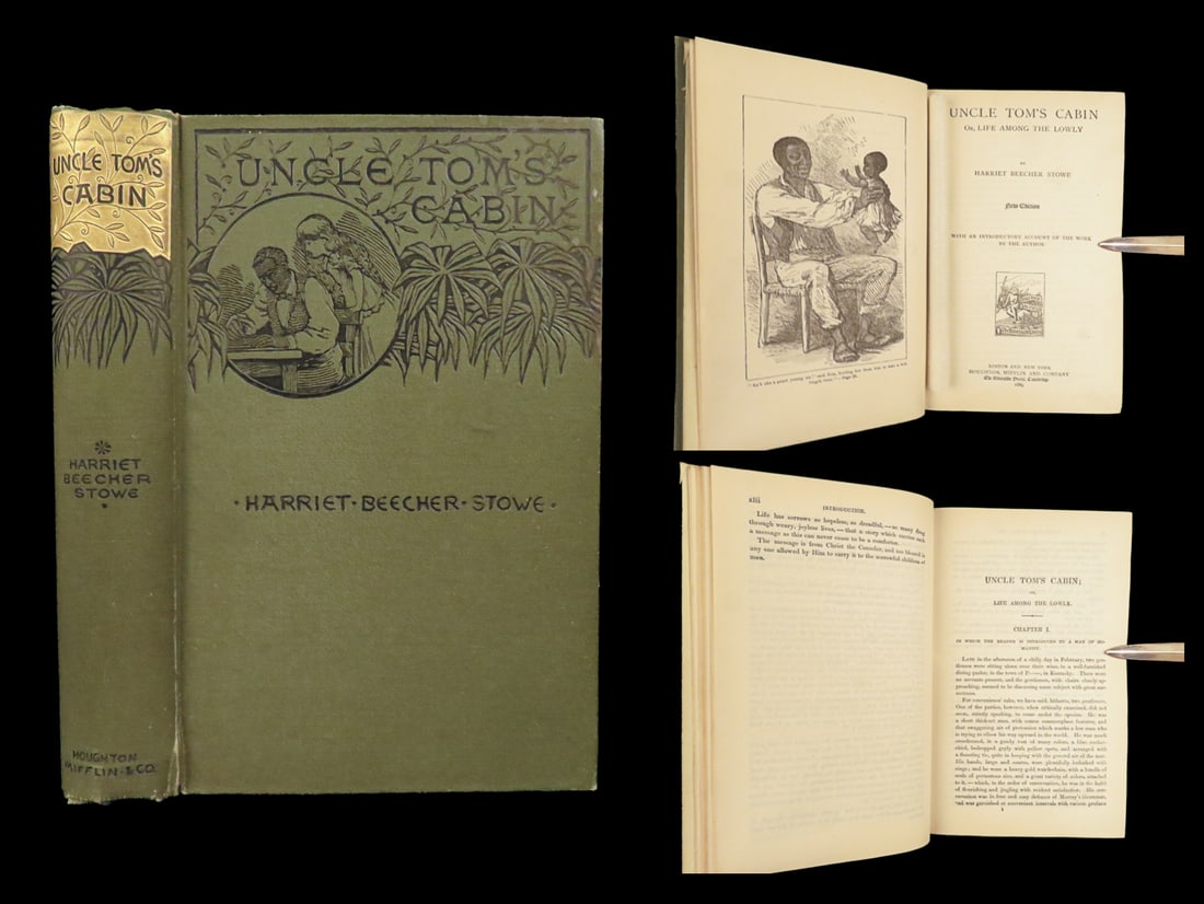 Uncle Tom’s Cabin – Harriet Beecher Stowe, 1889 New Edition | Abolition Classic: Uncle Toms Cabin by Harriet Beecher Stowe is regarded as one of the most influential works of 19th-century American literature. The storys exploration of slaverys moral and human cost, expressed throu