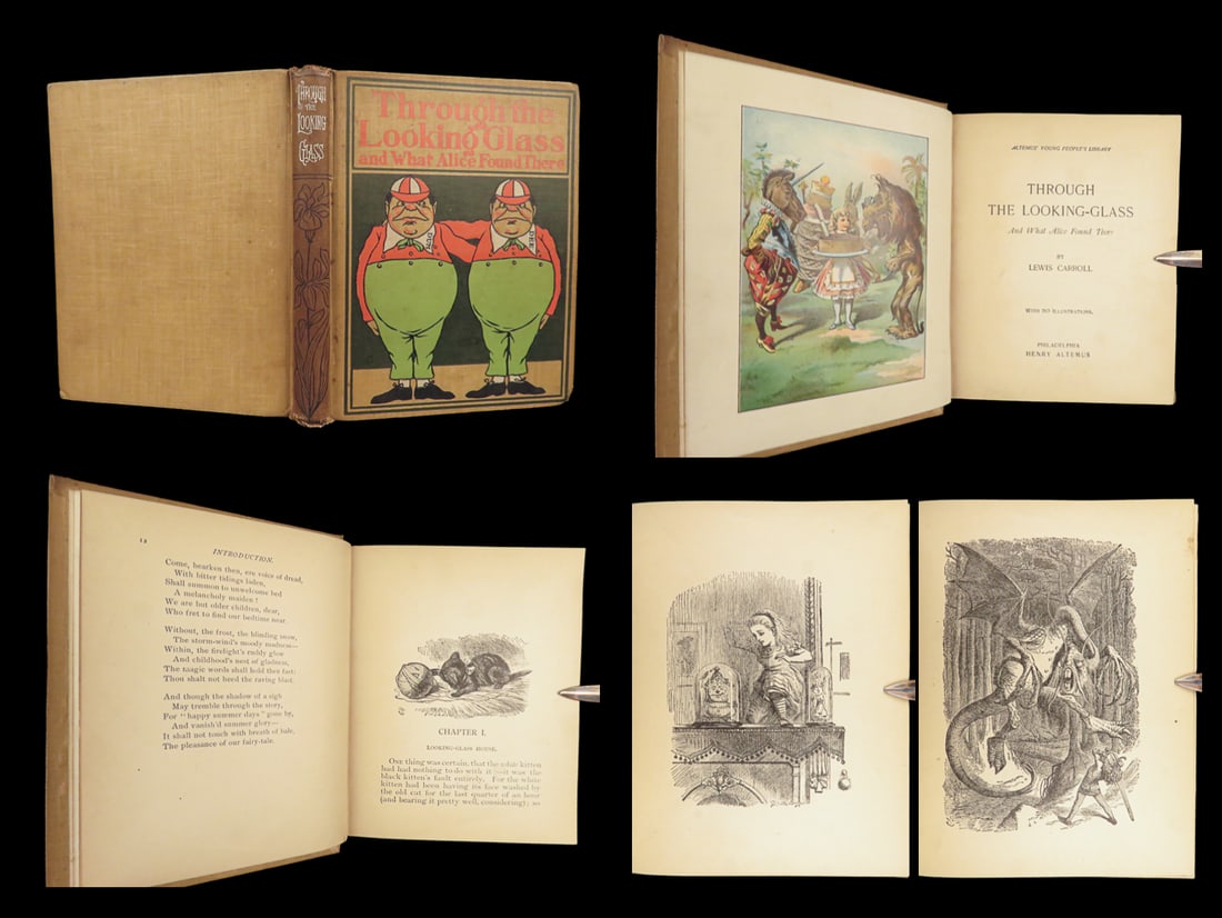 Through the Looking-Glass – Lewis Carroll, 1897 | Tenniel Illustrated Altemus (1 of 10)