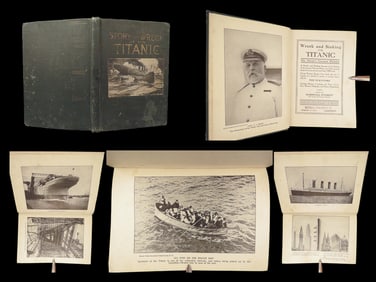 Wreck and Sinking of the Titanic | Marshall Everett, 1912 - Salesman’s Dummy Edition