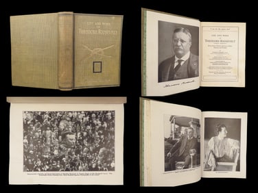 Life of Theodore Roosevelt | Russell, 1919 Illustrated, Memorial Edition