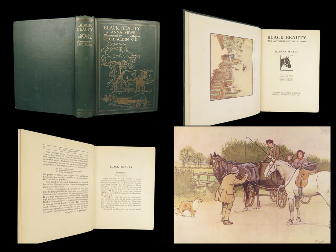 Black Beauty – Anna Sewell, c.1920 Jarrolds | Illustrated by Cecil Aldin (1 of 10)