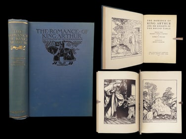 The Romance of King Arthur | Thomas Malory, 1927 – Arthur Rackham Art, Pollard