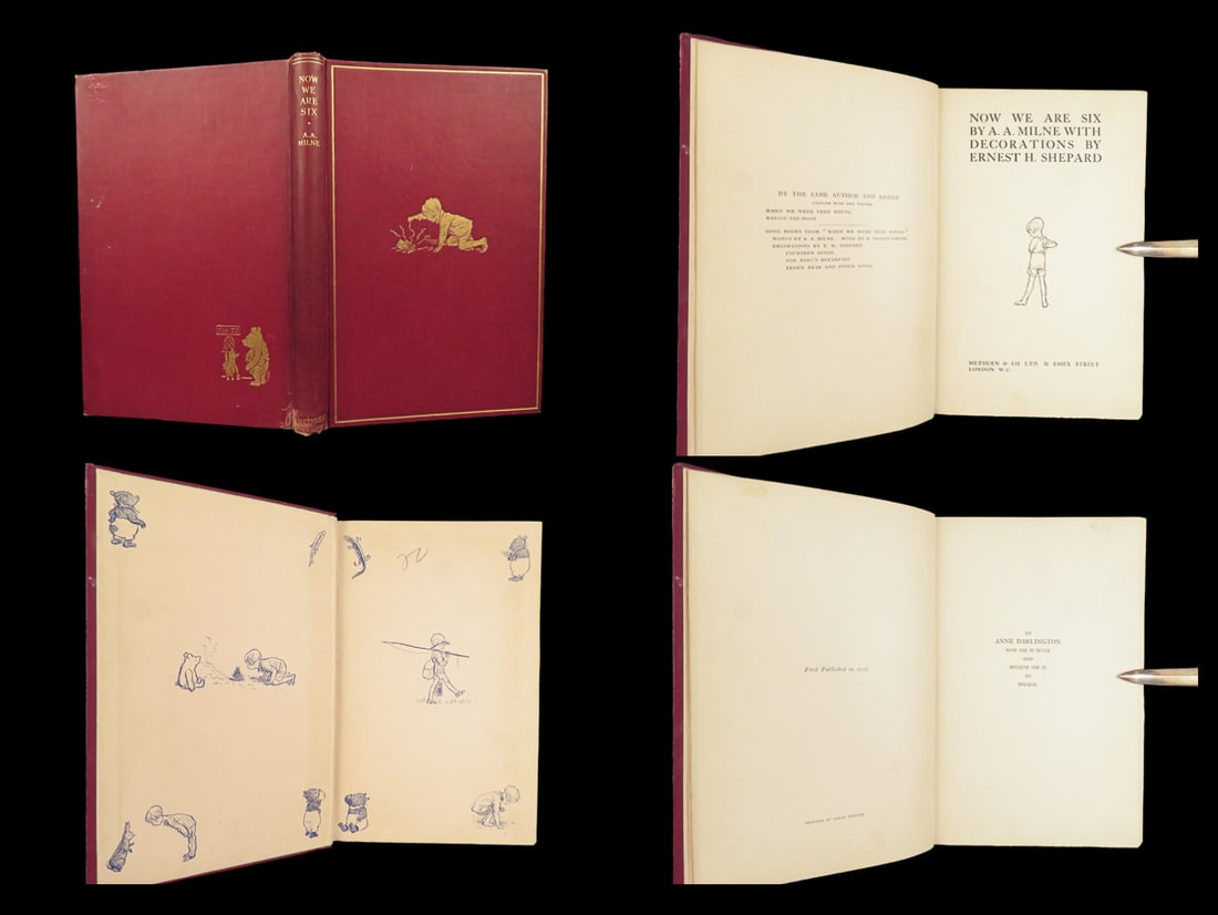 Now We Are Six — A.A. Milne 1927 | First Edition (1 of 10)