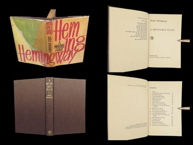 A Moveable Feast – Hemingway, 1964 | Posthumous memoir, 1st UK Ed