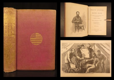 1867 – Civil War Memoir, Daniel Ellis | First Edition | Appalachia Tennessee Map
