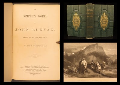 1874 – Works of John Bunyan | Pilgrim’s Progress & Solomon’s Temple, illustrated