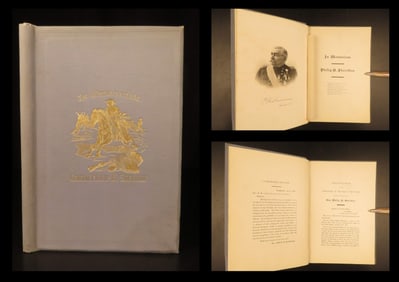 1890 – In Memoriam of Gen. Philip Sheridan | First Ed, Senate Memorial Service