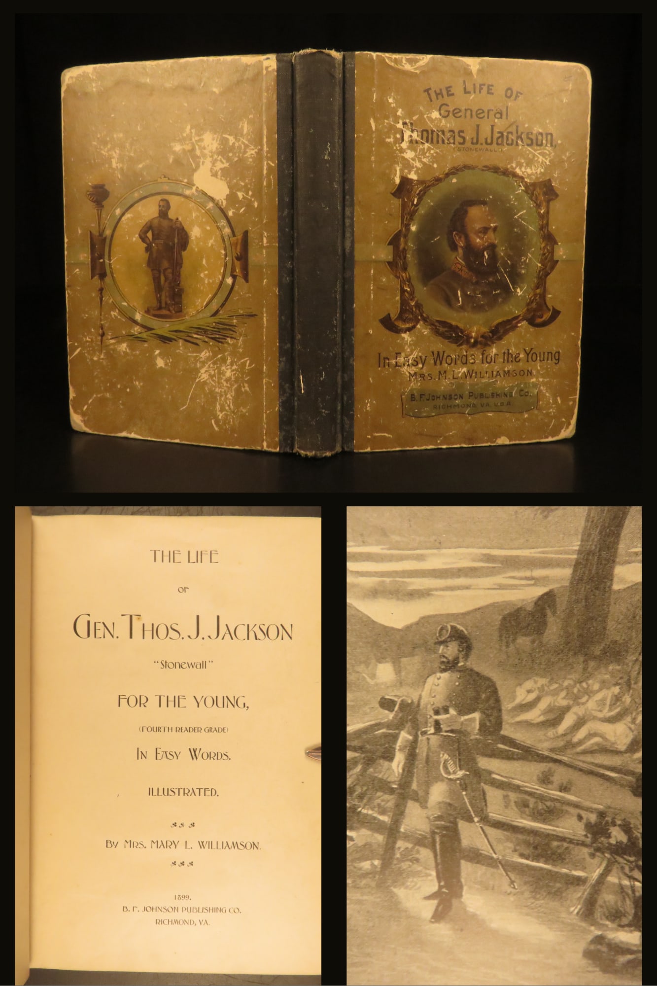 Life of Stonewall Jackson, Williamson – 1899 | First ed, Illustrated Civil War (1 of 10)