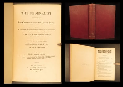 The Federalist, 1899 | Alexander Hamilton, Americana | Articles of Confederation