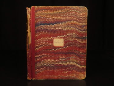 1900s Handwritten Manuscript | Geology Fossils Mastodon Megalonyx Archaeology