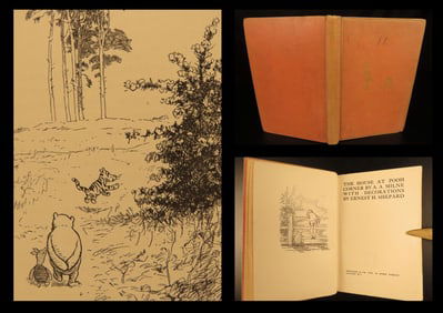 House-at-Pooh-Corner – A.A. Milne, 1928 First Edition | Illustrated Classic