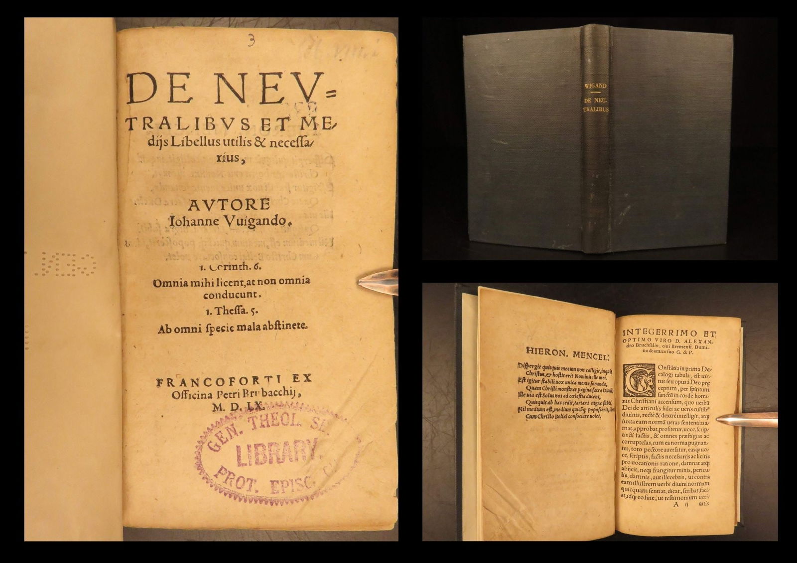 1560 – Johann Wigand on Lutheran Church Conflicts | Jacke of Both Sides: De Neutralibus et Mediis, written by Johann Wigand, is a 16th-century Lutheran attack on religious “fence-sitting”. Written during church conflicts, Wigand argued that church customs and cerem