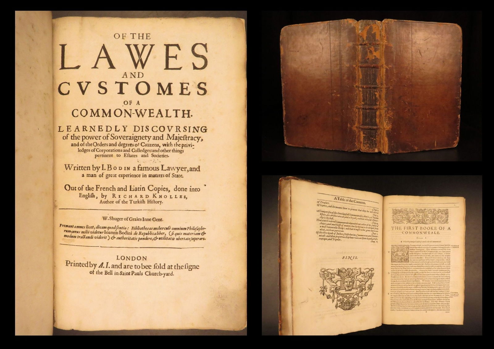 Of the Lawes and Customes of a Common-Wealth – Jean Bodin, 1635 | English Political Theory (1 of 10)