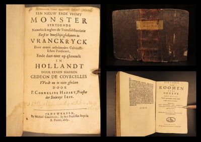 1662 – Works of Cornelius Hazart | Dutch Jesuit Sermons | Apologetics & Satire