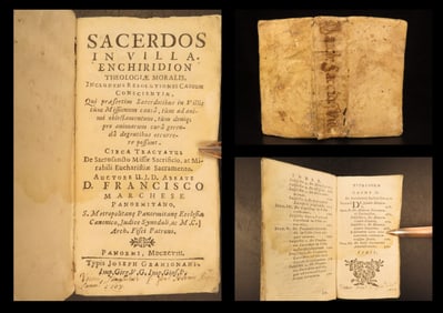 1698 – Catholic Manual for Rural Clergy | Sacerdos in Villa | Pastoral Palermo