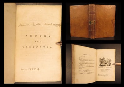 1771 – Plays of William Shakespeare | Johnson | Antony and Cleopatra, Cymbeline