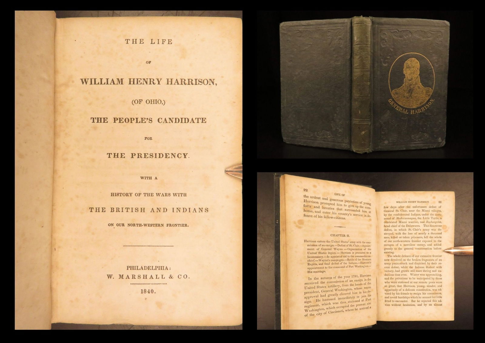 1840 – Life of William Henry Harrison | US President Campaign Propaganda (1 of 10)