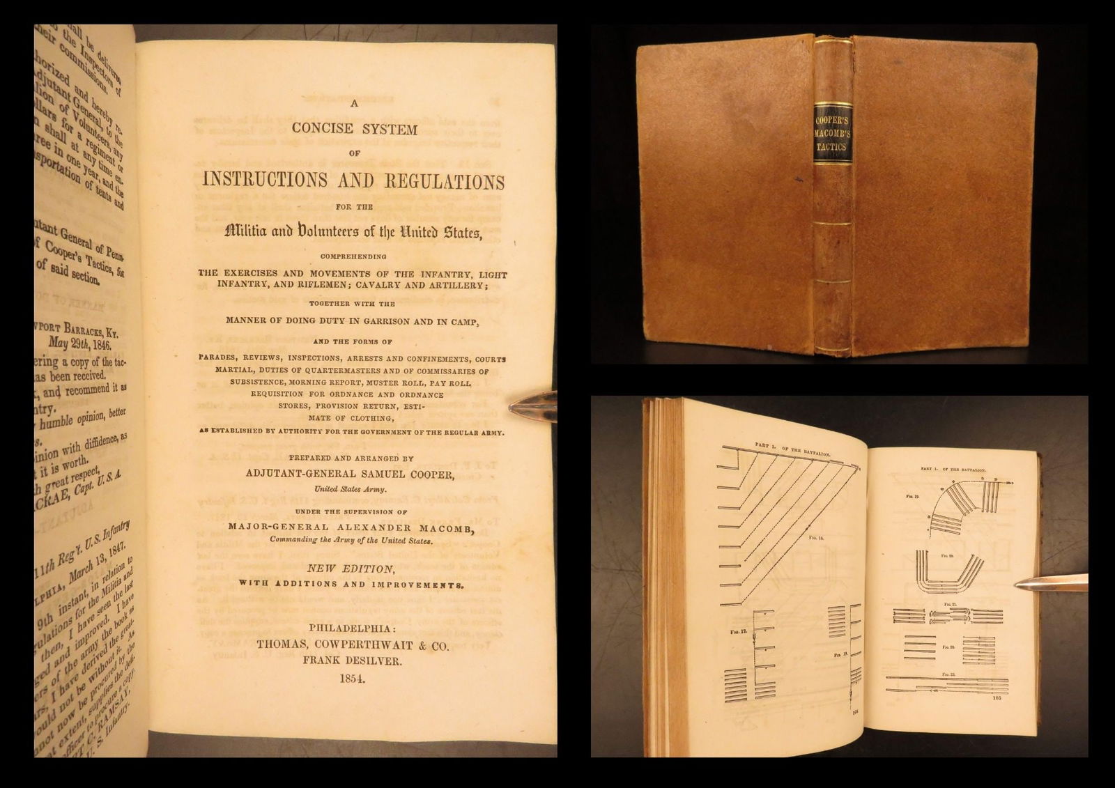 1854 – Regulations for U.S. Militia | Gen. Samuel Cooper, Illustrated Tactics (1 of 10)