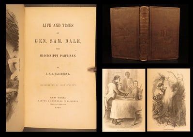 1860 – Life of Sam. Dale | Creek War & Native American Indian History | First Ed