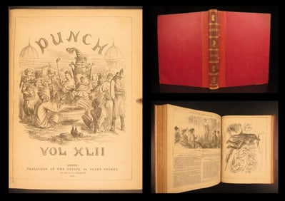 1862 – Punch Magazine | Illustrated Cartoons & Political Satire | John Leech Art