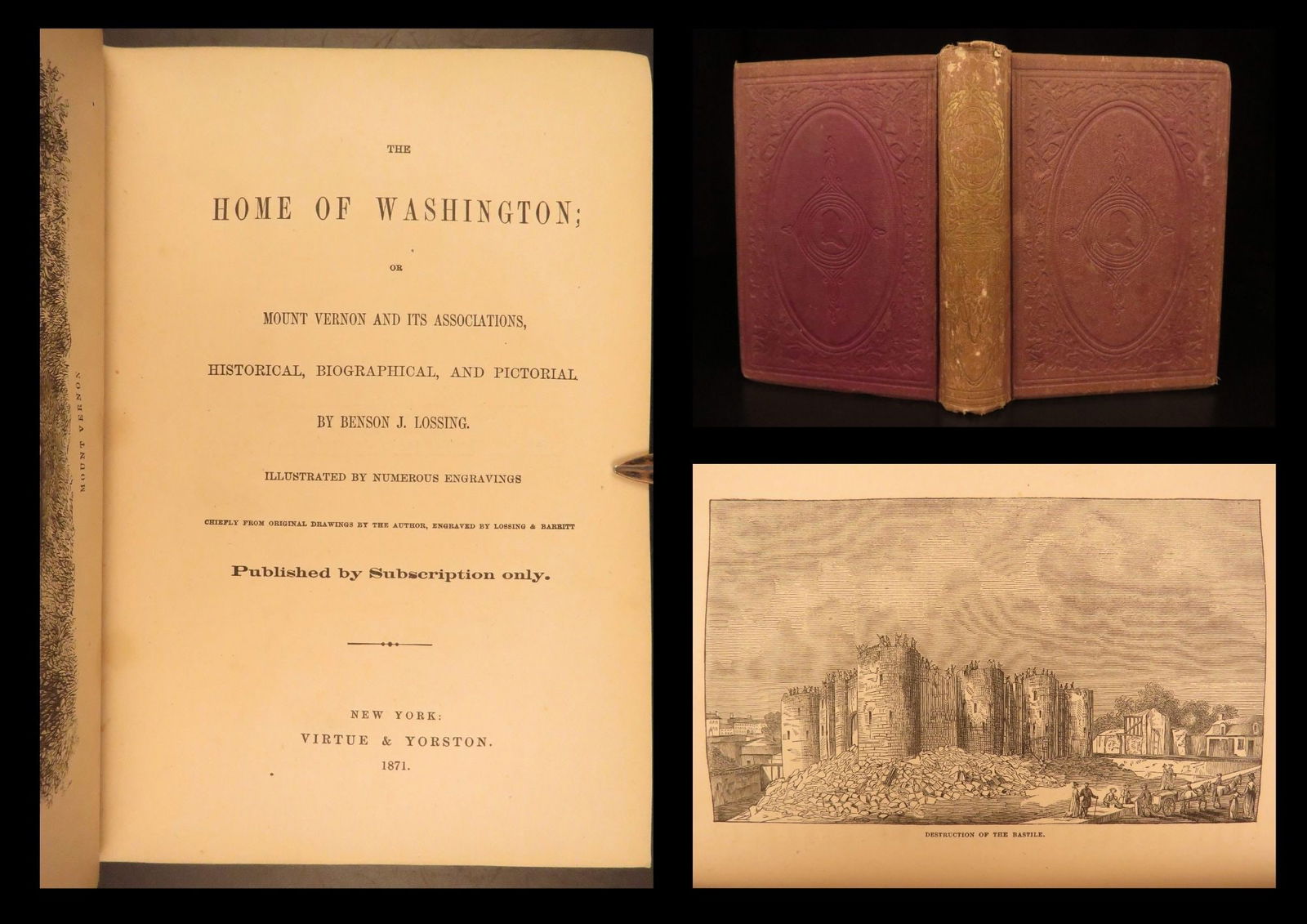 1871 – Home of George Washington – Benson Lossing | Illustrated American History (1 of 10)