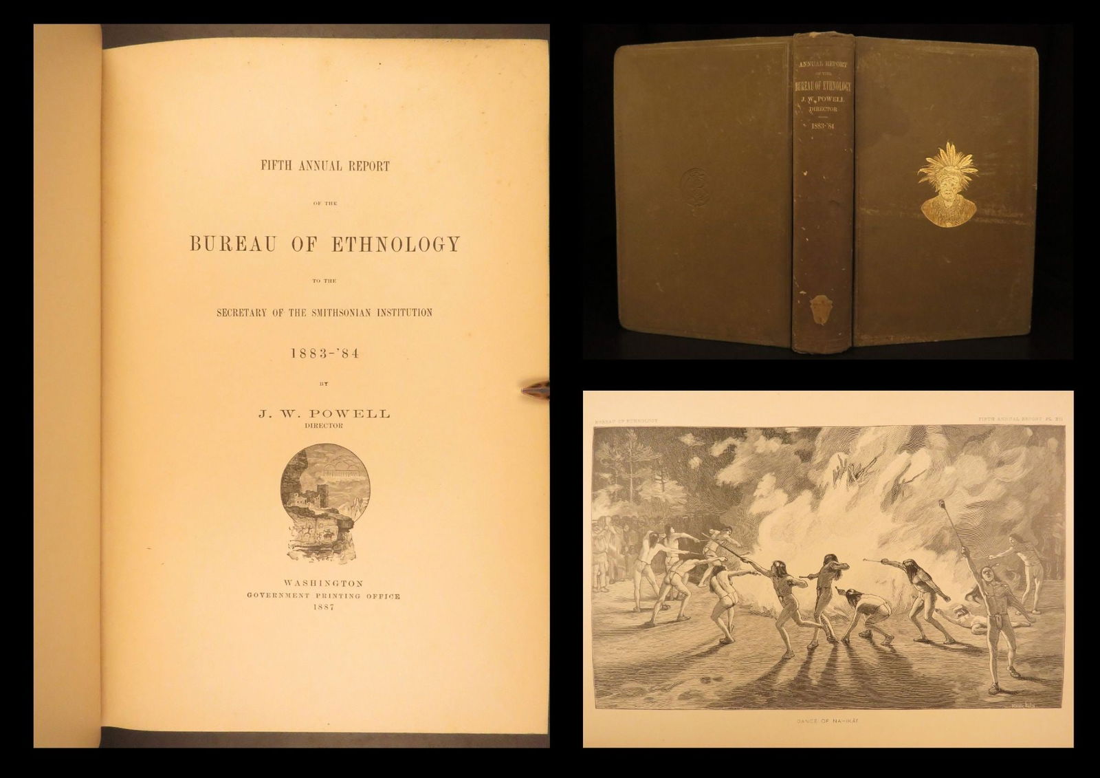 1887 – Bureau of Ethnology | Native American Indians – 1st ed, Maps | Cherokee (1 of 10)