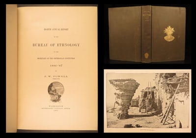 1891 – Bureau of Ethnology | Native American Indians – 1st ed, Maps | Pueblo