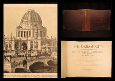 1893 – Columbian Exposition, World’s Fair | First Edition of Dream City by Ives