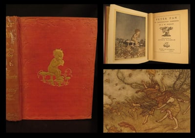 Peter Pan in Kensington Gardens – Barrie, c1920s Rackham Illustrated Edition