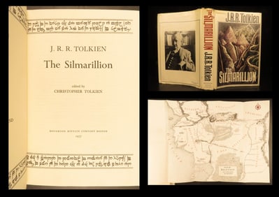 The Silmarillion – J.R.R. Tolkien – 1977 | First American Edition with Map