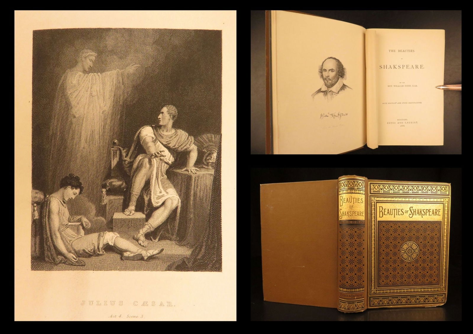 Beauties of Shakspeare – William Dodd, 1888 | Illustrated Dramatic Excerpts (1 of 10)