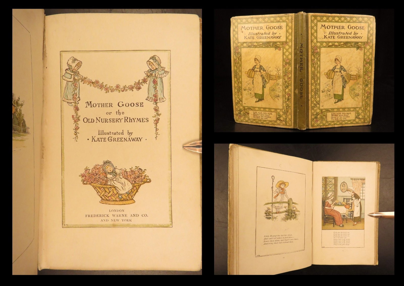 1902 – Mother Goose | Kate Greenaway, Color Illustrated Nursery Rhymes (1 of 10)