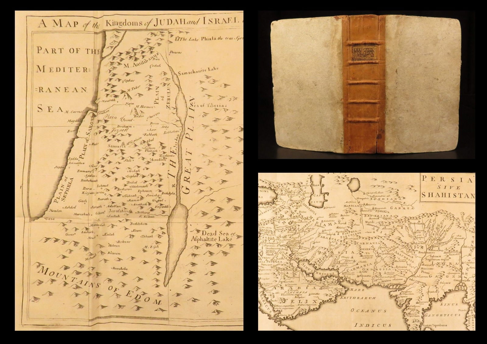 1744 – Universal History | Bible History, Israel & Judah, Nebuchadnezzar – Maps (1 of 10)