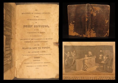 1821 – Mysteries of Popery | Rare Anti-Catholic Propaganda | Lisbon Inquisition