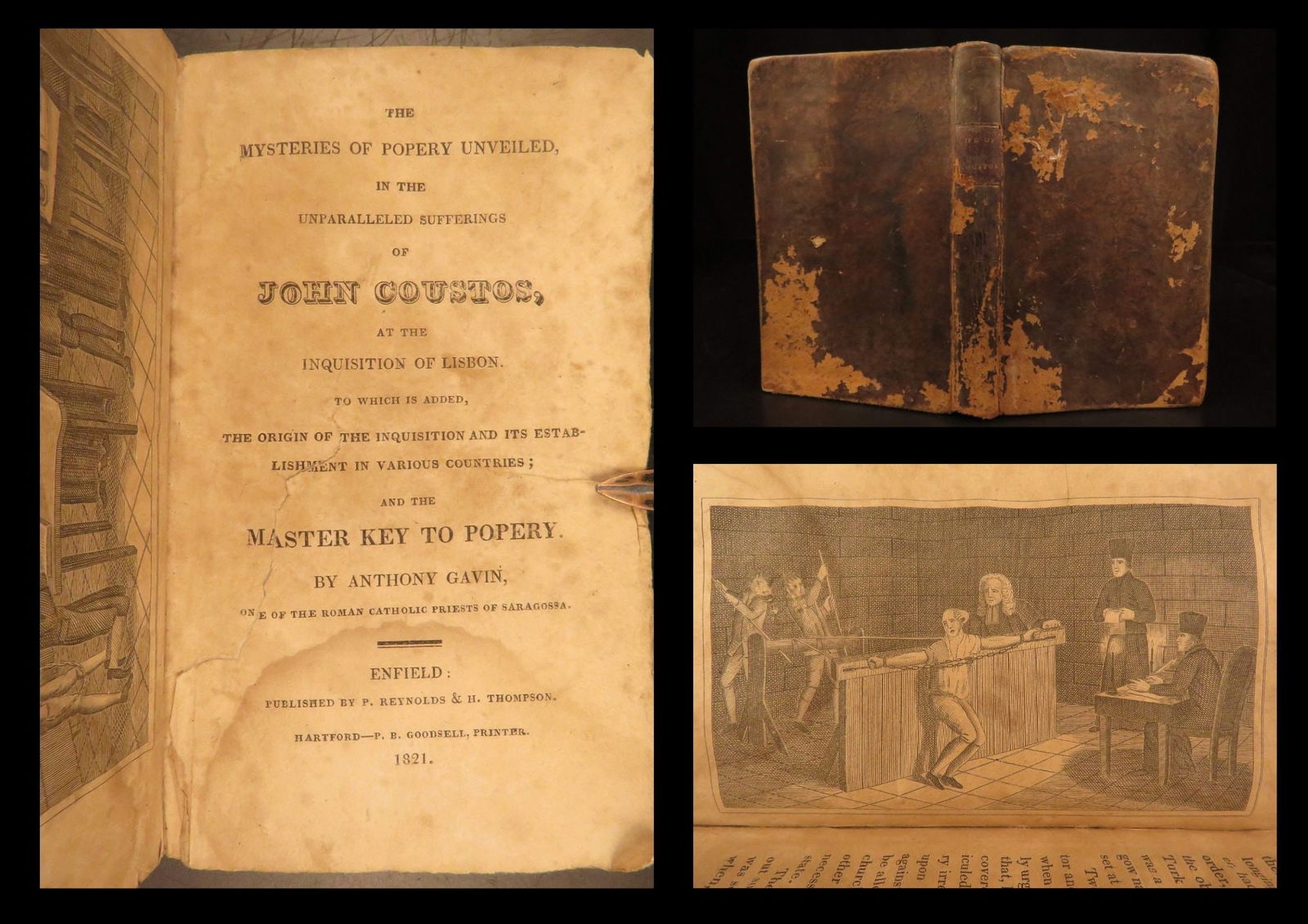1821 – Mysteries of Popery | Rare Anti-Catholic Propaganda | Lisbon Inquisition (1 of 10)