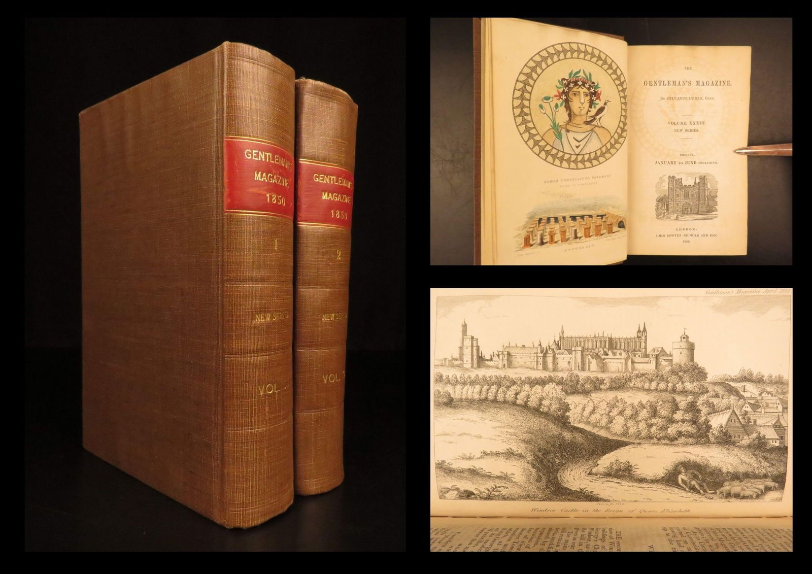 1850 – Gentleman’s Magazine | Castles, Queen Jane, Shakespeare’s True Author? (1 of 10)